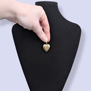 Vintage GF Etched Heart Locket